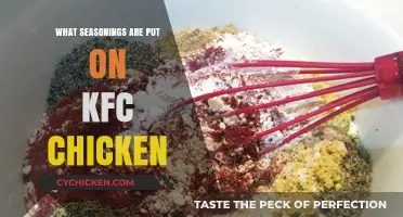 KFC's Secret Blend: Unveiling the Seasonings Behind Their Iconic Chicken