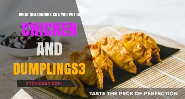 Herbs and Spices: Chicken and Dumplings Perfection