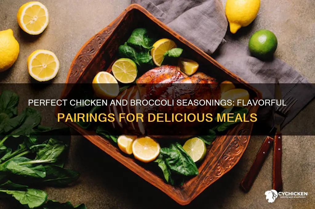 what seasonings go with chicken and broccoli