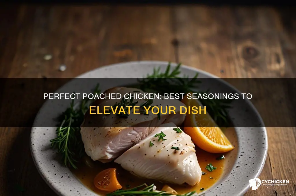 what seasonings should i poach with chicken