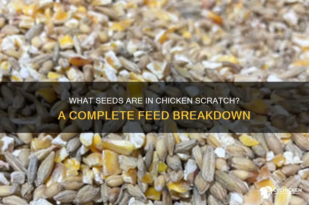 what seeds do they put in chicken scratch