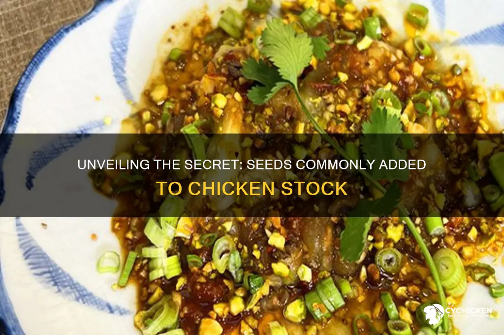 what seeds do they put in chicken stock
