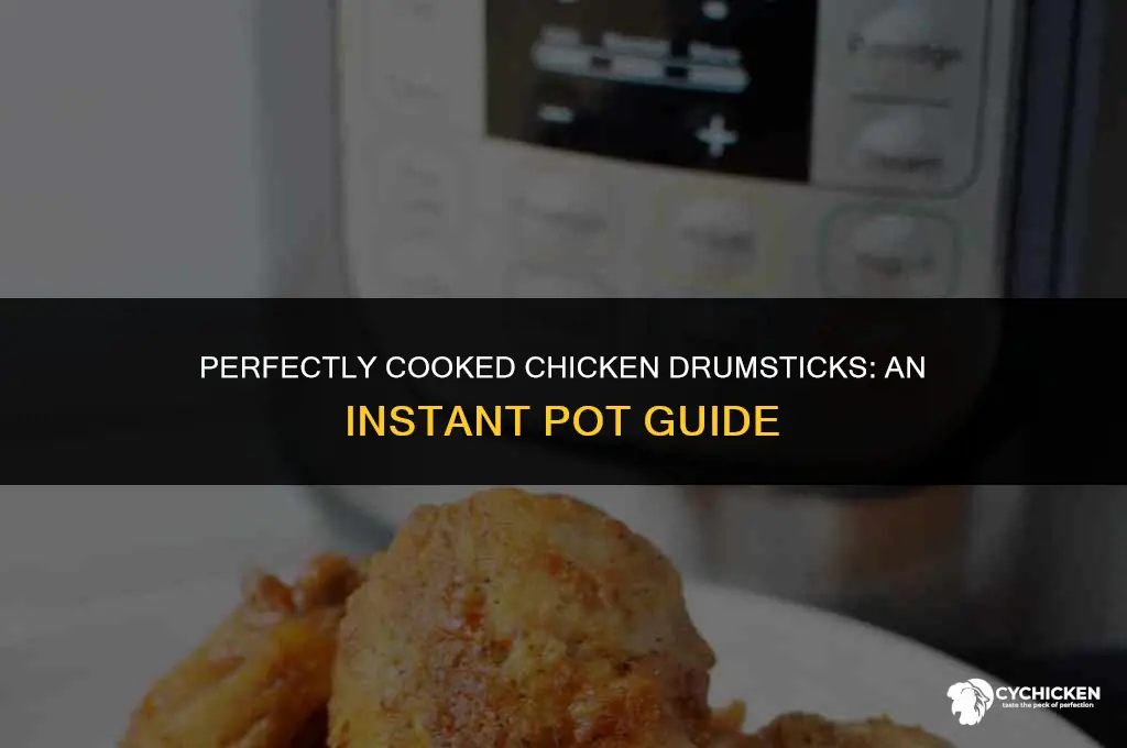 what setting to cook chicken drumsticks instant pot
