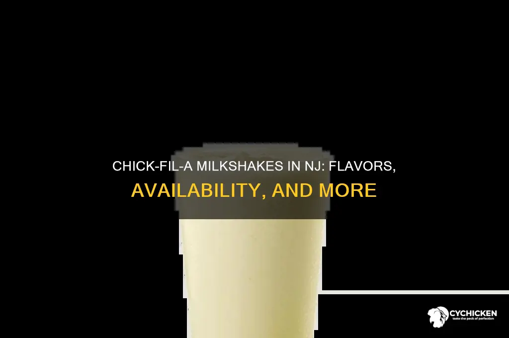 what shakes does chick filet have nj