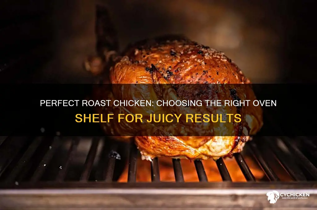 what shelf to roast chicken