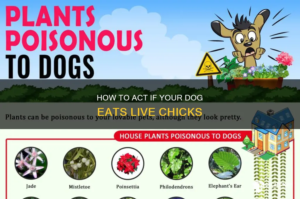 what should be done if dog ate live chicken chicks