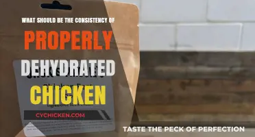 Dehydrated Chicken: Perfect Consistency for Delicious Meals