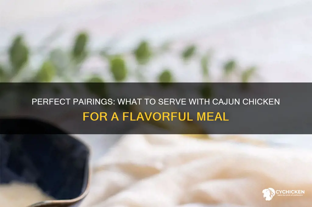 what should cajun chicken be searved with