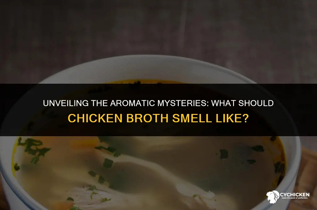 what should chicken broth smell like