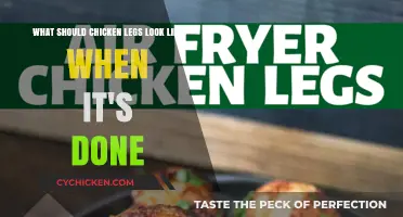 Perfectly Cooked Chicken Legs: Visual Cues for Doneness and Juiciness