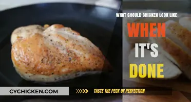 Perfectly Cooked Chicken: Visual Cues for Doneness and Safety