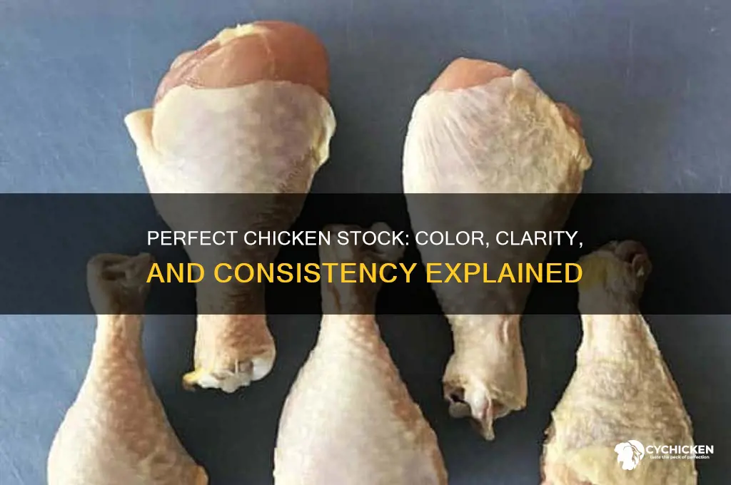 what should chicken stock look like