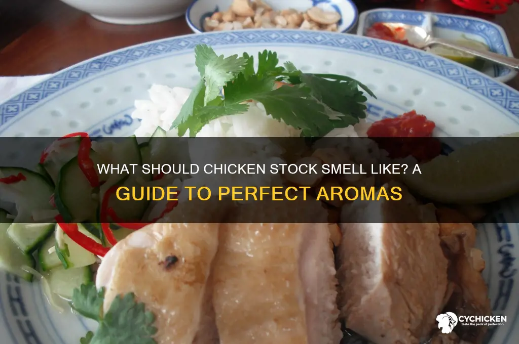 what should chicken stock smell like