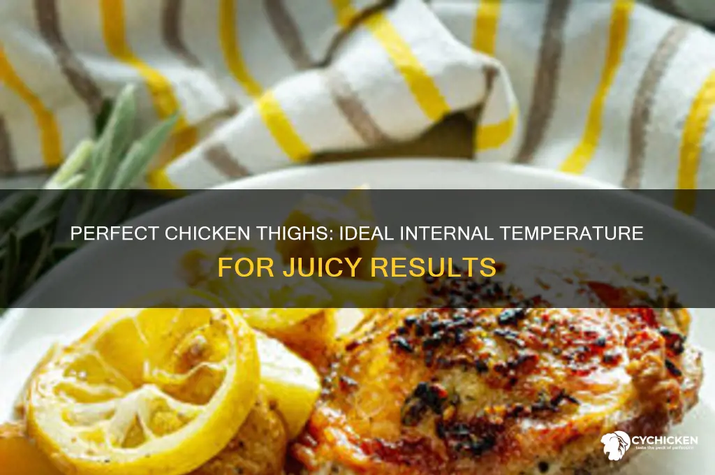 what should i cook chicken thighs to internal temp