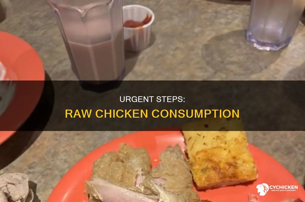 what should i do if i ingested raw chicken
