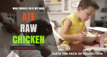 Raw Chicken Consumption: Steps to Take with Your Child