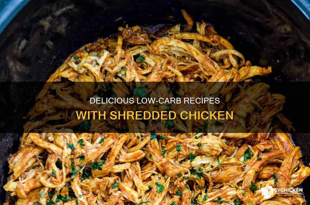 what should i do with shredded chicken low carb