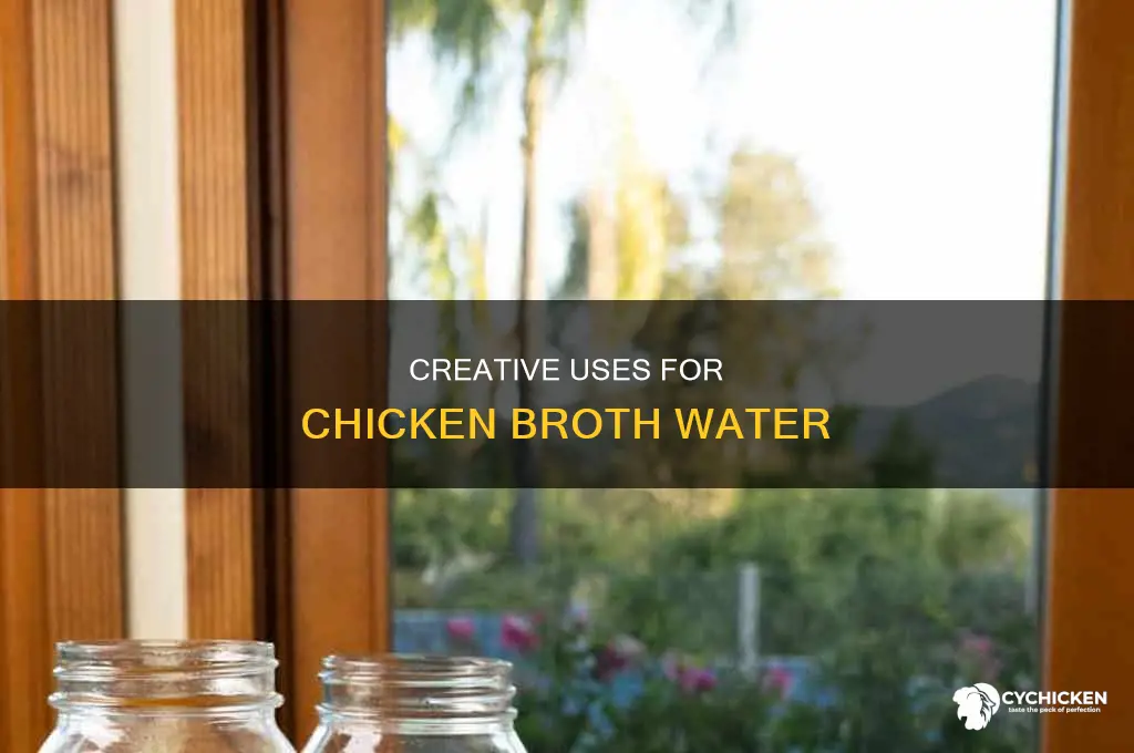 what should i do with water chicken was boiled in