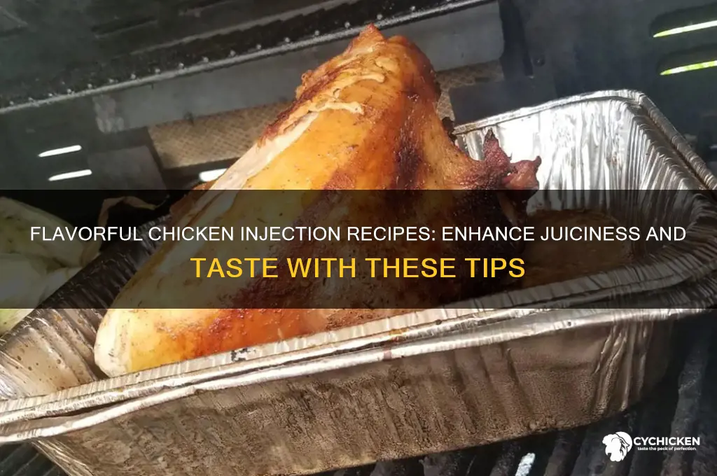 what should i inject my chicken with