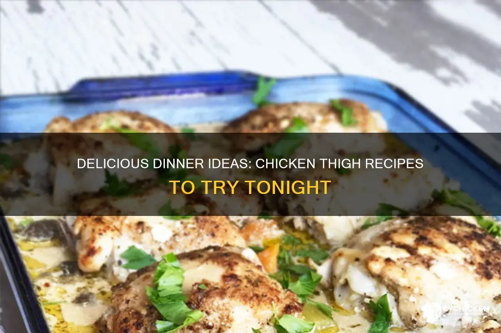 what should i make for dinner chicken thighs