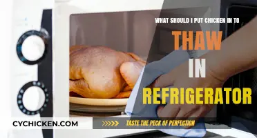 Chicken Thawing: The Best Refrigerator Storage Options