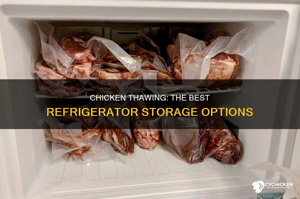 what should i put chicken in to thaw in refrigerator