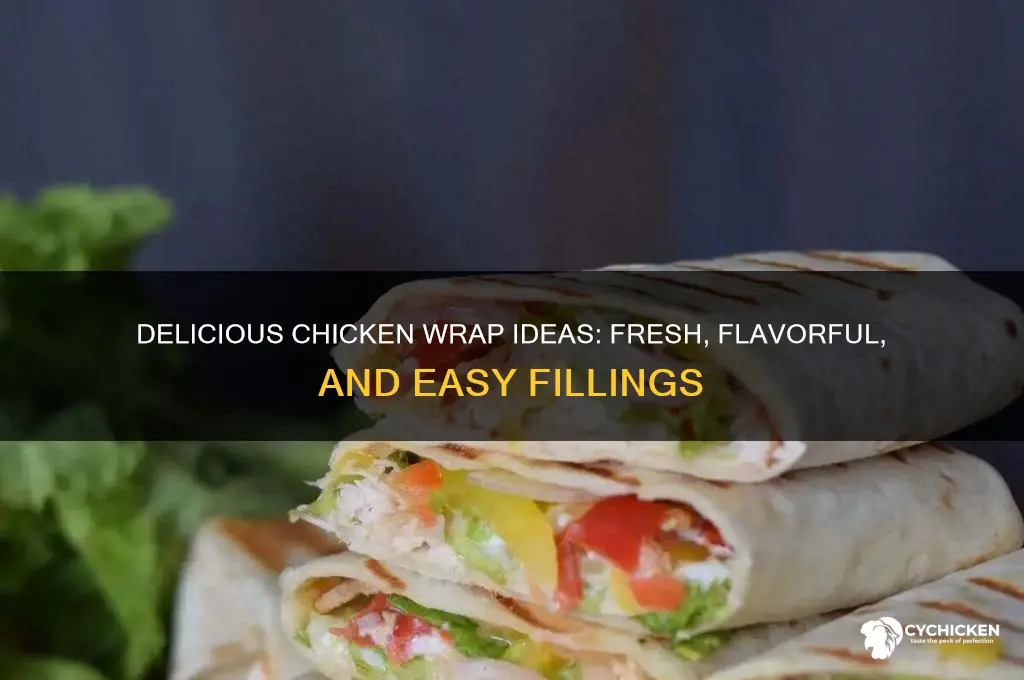 what should i put in a chicken wrap