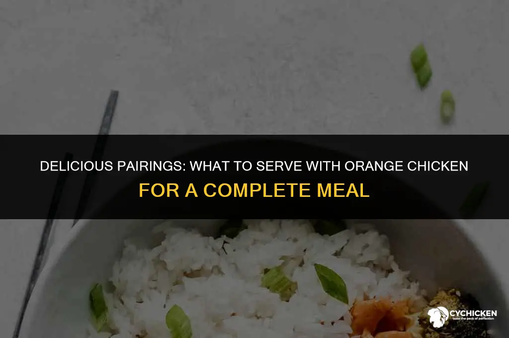 what should i serve with orange chicken