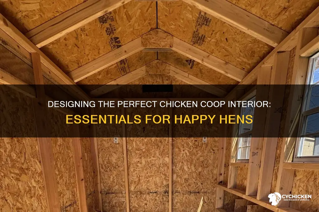 what should inside of chicken coop look like