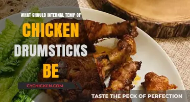 Perfectly Cooked Chicken Drumsticks: Ideal Internal Temperature Guide