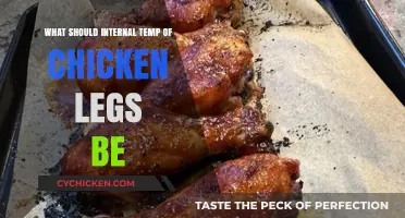 Perfectly Cooked Chicken Legs: Ideal Internal Temperature Guide