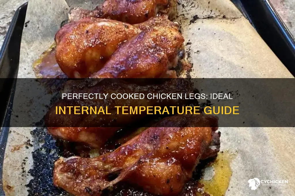 what should internal temp of chicken legs be
