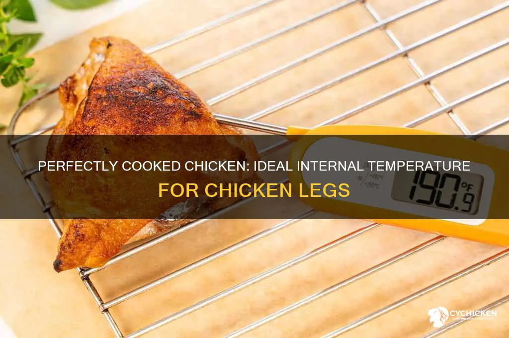 what should the internal temp of chicken leg quarters be