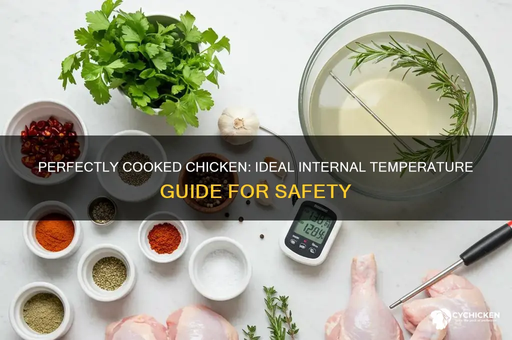 what should the internal temperature be for chicken