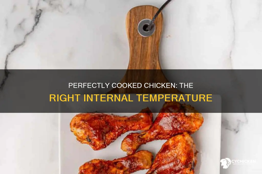 what should the internal temperature of a chicken drumstick be