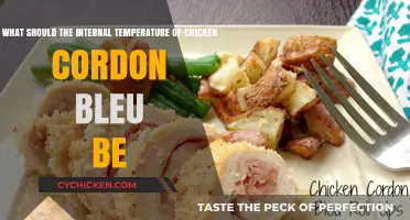 Chicken Cordon Bleu: Perfect Internal Temperature
