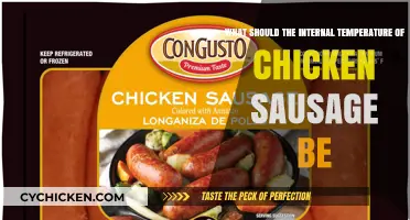 Chicken Sausage: Safe Internal Temperature?