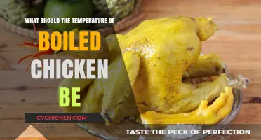 Perfectly Boiled Chicken: Ideal Temperature for Safe and Juicy Results