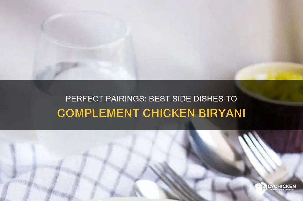 what side dish goes well with chicken biryani