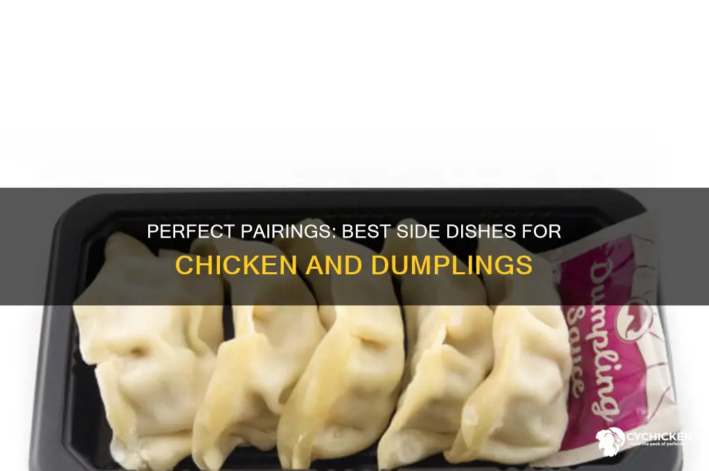 what side dish goes with chicken and dumplings