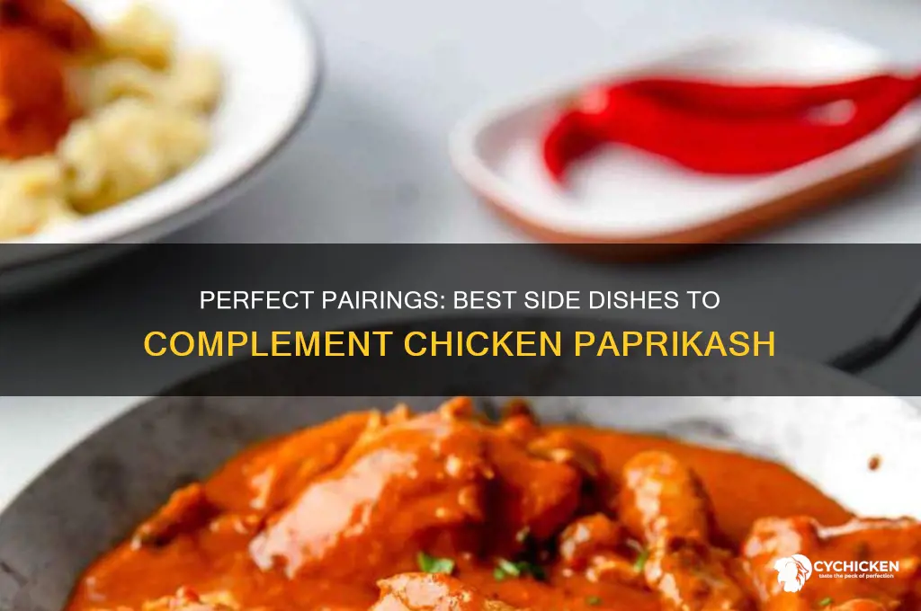 what side dish goes with chicken paprikash