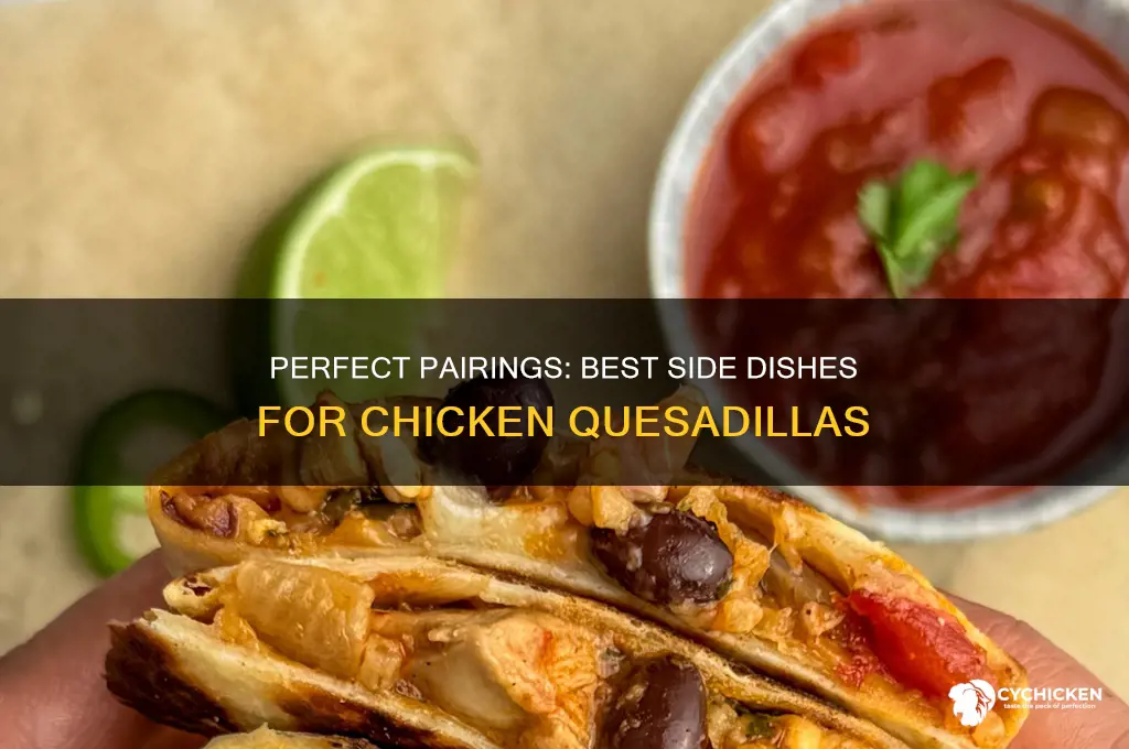 what side dish goes with chicken quesadillas