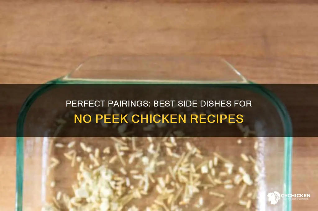 what side dish goes with no peek chicken
