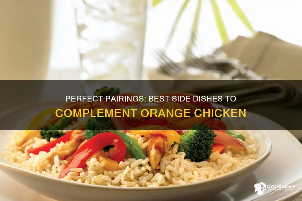 what side dish goes with orange chicken