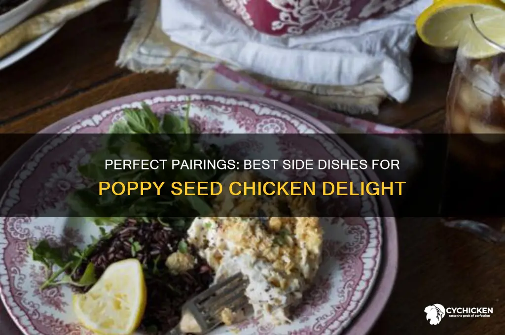 what side dish goes with poppy seed chicken