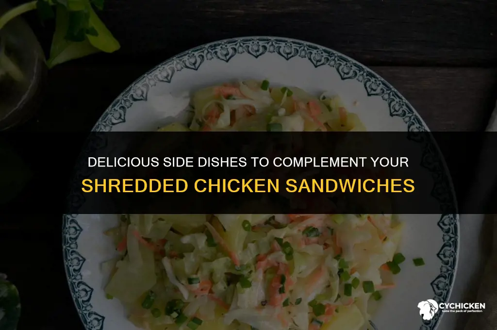 what side dishes go with shredded chicken sandwiches crock pot