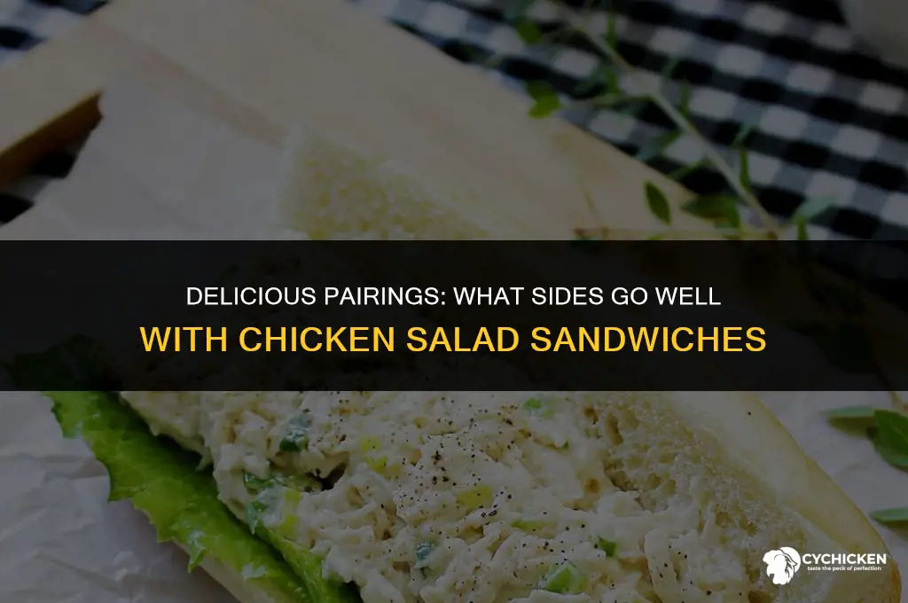 what side goes well with chicken salad sandwiches