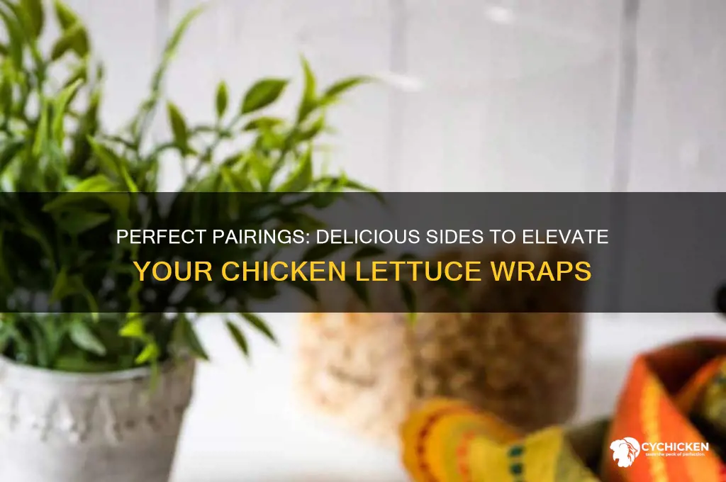what side goes with chicken lettuce warps