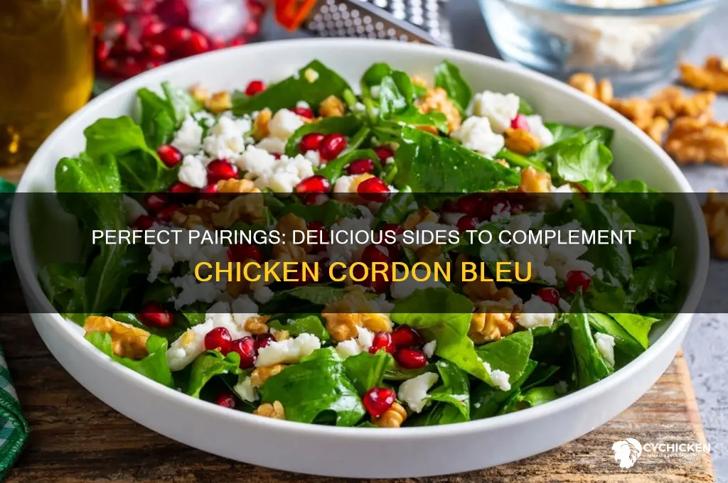 what sides go well with chicken cordon bleu