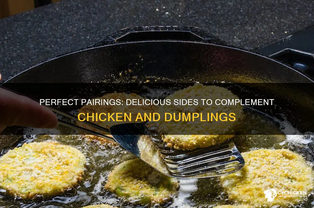 what sides go with chicken and dumplings